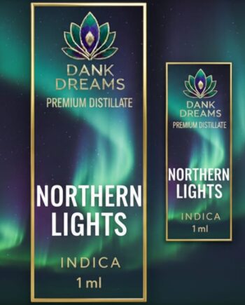Northern Lights. Darkness Falls. Pain Dissolves. 1ml With Button Disposable